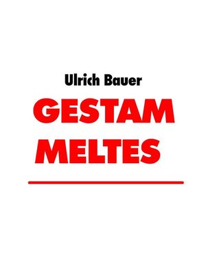 cover image of Gestammeltes